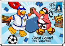 Great Game postcard