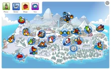 Map with Games button clicked