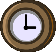 Prehistoric 2014 Emoticons Clock