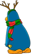 As seen in issue 167 of the Club Penguin Times, along with the Reindeer Antlers and Bell