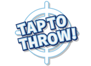 The "Tap to throw" icon in the app