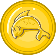 A coin, as seen in Puffle Rescue.