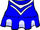 Blue Cheerleader Outfit