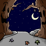 Spooky Trees Background