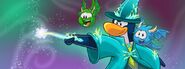 Dragon puffles spotted on Club Penguin's YouTube banner for the Medieval Party 2013