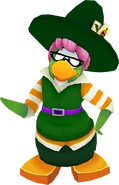 Aunt Arctic's Halloween outfit