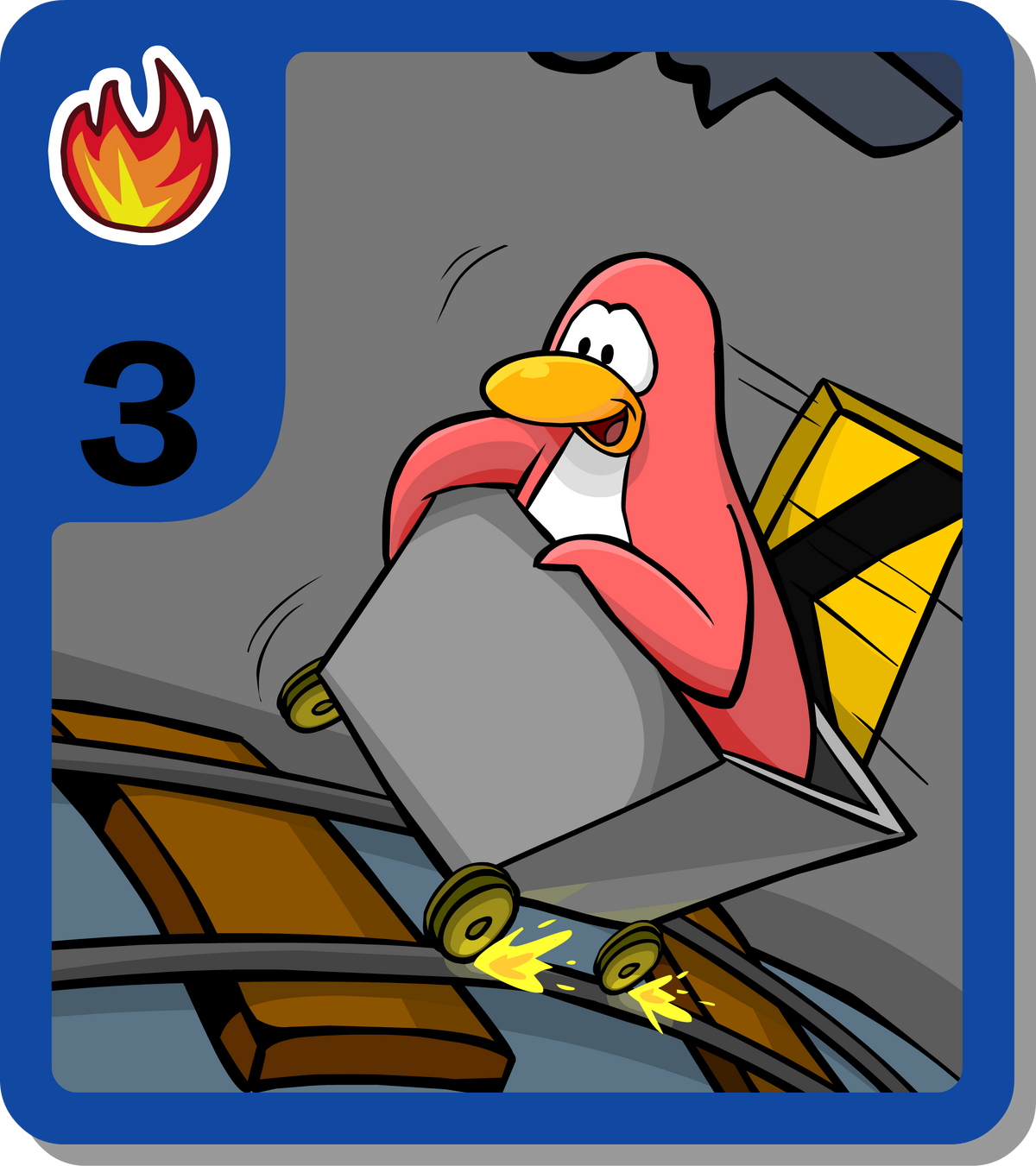 Topps Club Penguin CardJitsu Fire Trading Card Game Series 3 Value