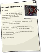 Franky talking about instruments (issue 559)