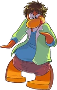 As seen in issue 404 of the Club Penguin Times, along with the Color Me Cool Outfit