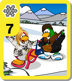 EPF Agents - 2011 Topps Club Penguin Card-Jitsu Water Second Wave