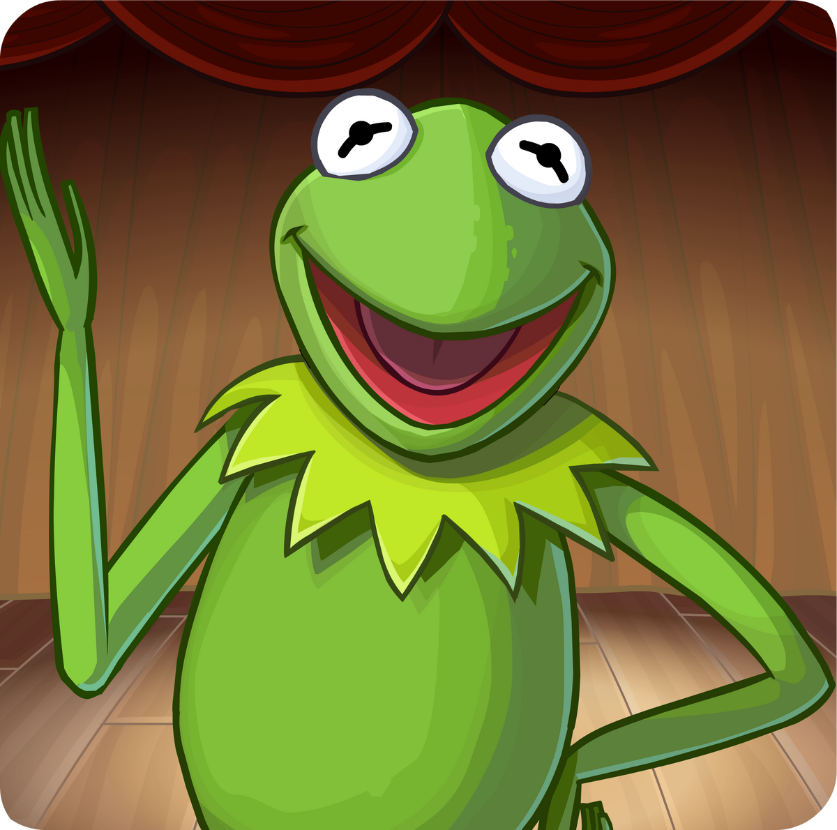 Kermit La Grenouille, Wiki Club Penguin