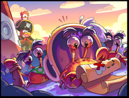 Rockhopper on page 2 of the Pirate Party 2014 finale comic