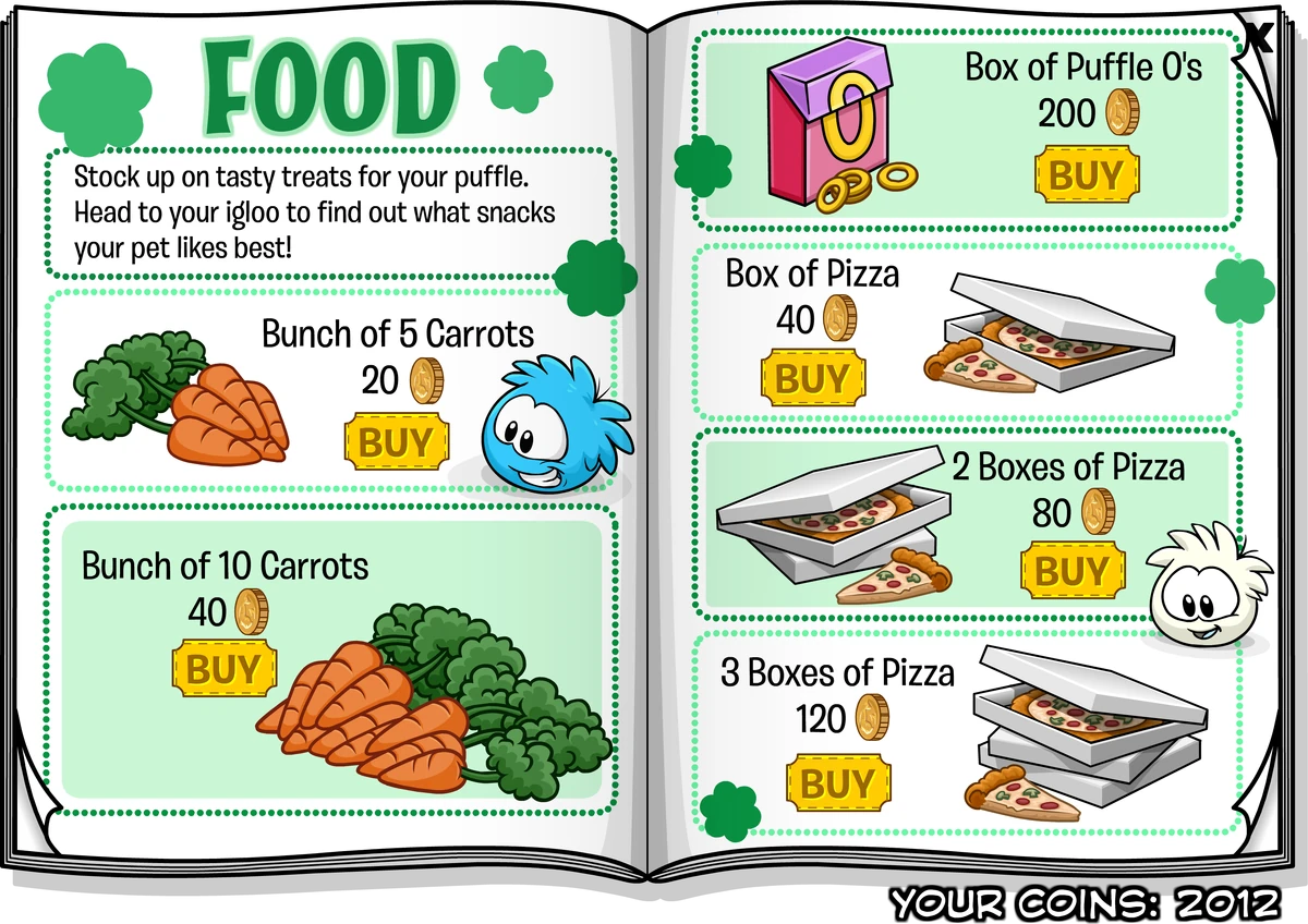 Puffle Catalog/March 2012 Club Penguin Wiki Fandom