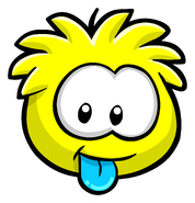 Yellow Puffle Pin