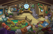 The Lodge Attic while it was hidden