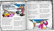 Rory talking about The Great Snow Maze he built (issue 215)