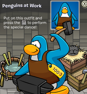 Sleeping in the Penguin Style catalog with the Blacksmith Apron.