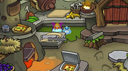 A sneak peek of the prehistoric version of the Pizza Parlor.