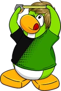 As seen in issue 253 of the Club Penguin Times, along with The Surf