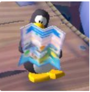 The penguin model when looking at the map
