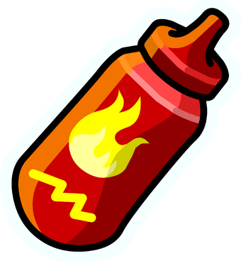 Hot Sauce Pin Club Penguin Wiki Fandom - roblox id sauce