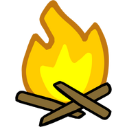 Fire emoticon