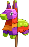 The Piñata decoration at the Club Penguin Island Party, in Club Penguin