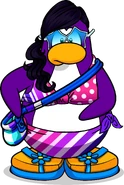 As seen on the Underwater Expedition homepage, along with The Bolero, Blue Starglasses, Pink Stripe Bikini, and Blue Flower Sandals
