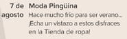 Referencia a la Fiesta en Noticias de Club Penguin