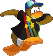 As seen in issue 413 of the Club Penguin Times, along with the Retro Cap