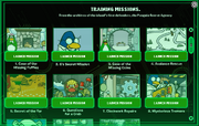 EPF Training Missions interface