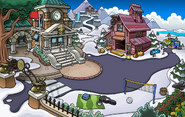 As seen on the App (note the gold and the snow blocking the path to the Dojo)