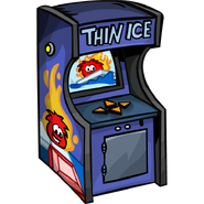 The old design of the game machine