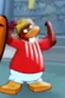 Otro jugador del Equipo Rojo, visto en el trailer de la Copa Club Penguin