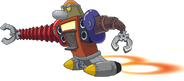 Protobot flying in Jetpack Boost