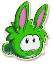 Green rabbit selected