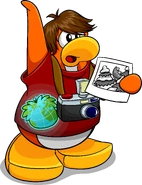 As seen in issue 293 of the Club Penguin Times, along with The Side Swept and Camera