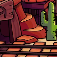 On the Tumbleweed Town Background