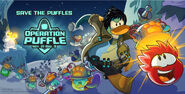 As seen on the homepage during Operation: Puffle