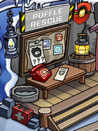 The Puffle Rescue Board during Operation: Puffle