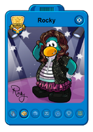 Rocky's Player Card.