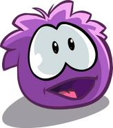 A purple puffle