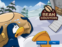 That Penguin Game on X: 18 years ago today, the Club Penguin Team shared a  Sneak Peek of one of the first Mini-games, Beans Counters.   / X