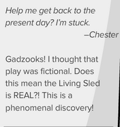 A question from Chester sent to Gary in issue #379 of the Club Penguin Times