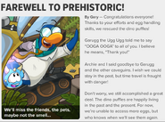 The Club Penguin Times article where Gary accidentally calls him Archie