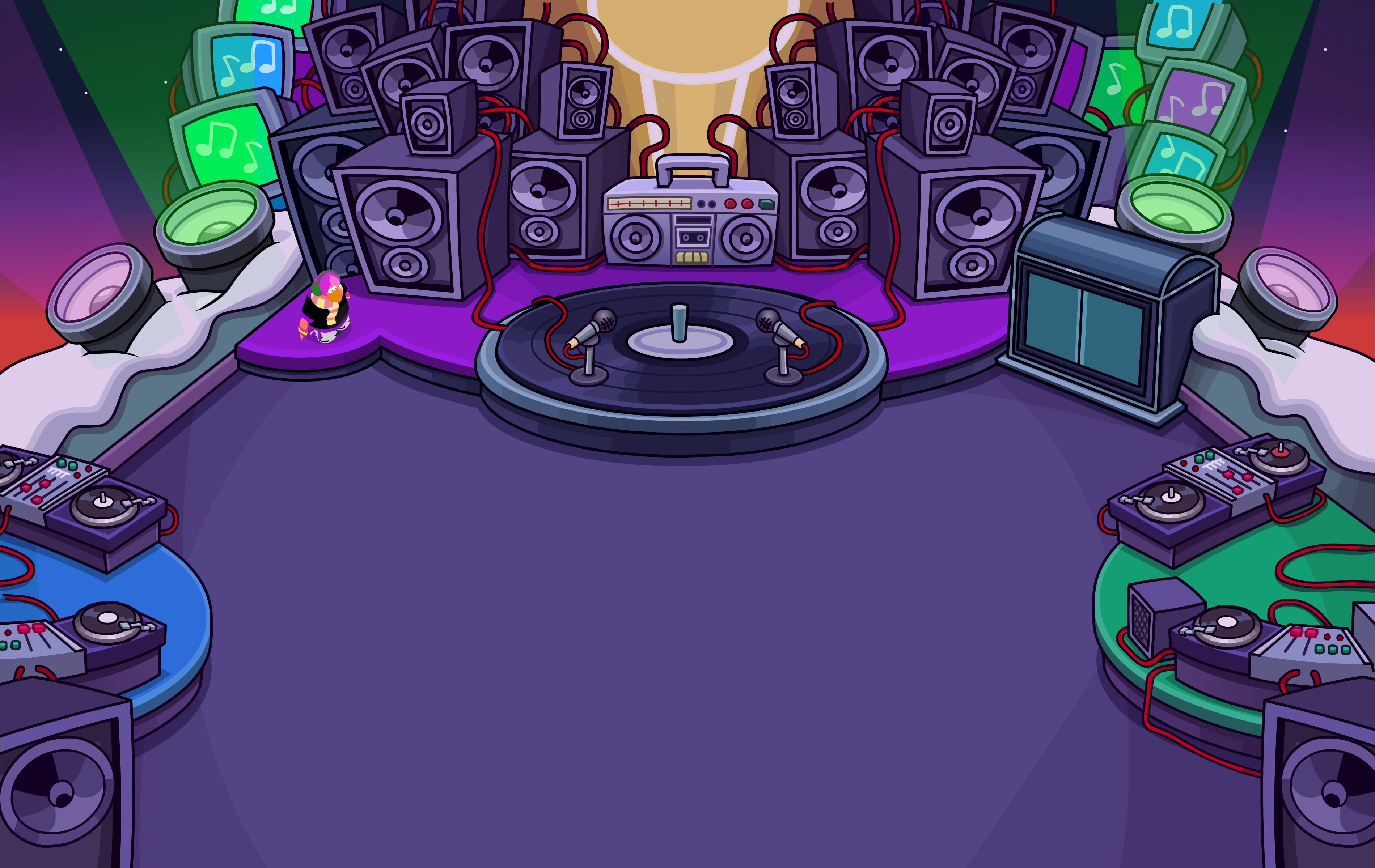 Night Club Rooftop | Club Penguin Wiki | Fandom