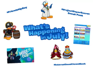 Preview of July events, including the Inside Out Party and Rockhopper