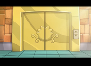 The Puffle Hotel's elevator.