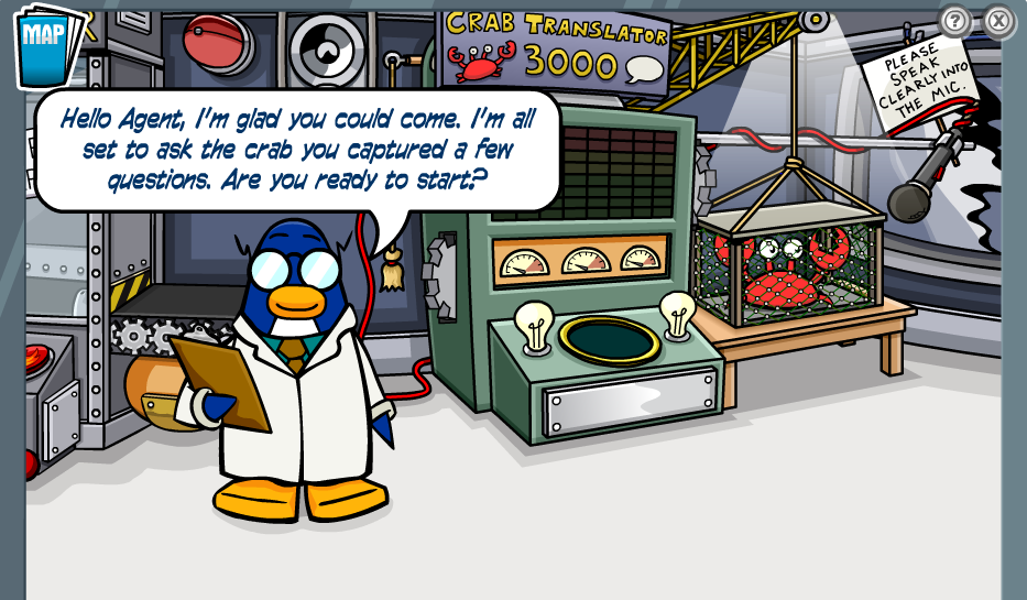 PSA Mission 6: Questions for a Crab | Club Penguin Wiki | Fandom