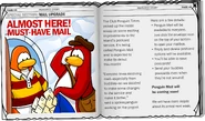 An article about upcoming Penguin Mail in issue 142 of the Club Penguin Times
